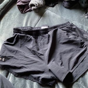 black under armor shorts size medium
